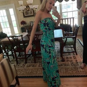 Lilly Pulitzer Maxi Strapless Dress